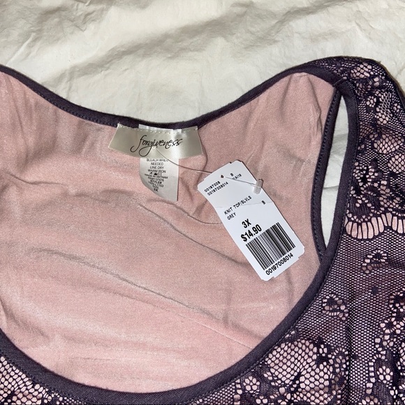 Forever 21 sleeveless blouse. Sleeveless blouse 3X - Picture 6 of 6